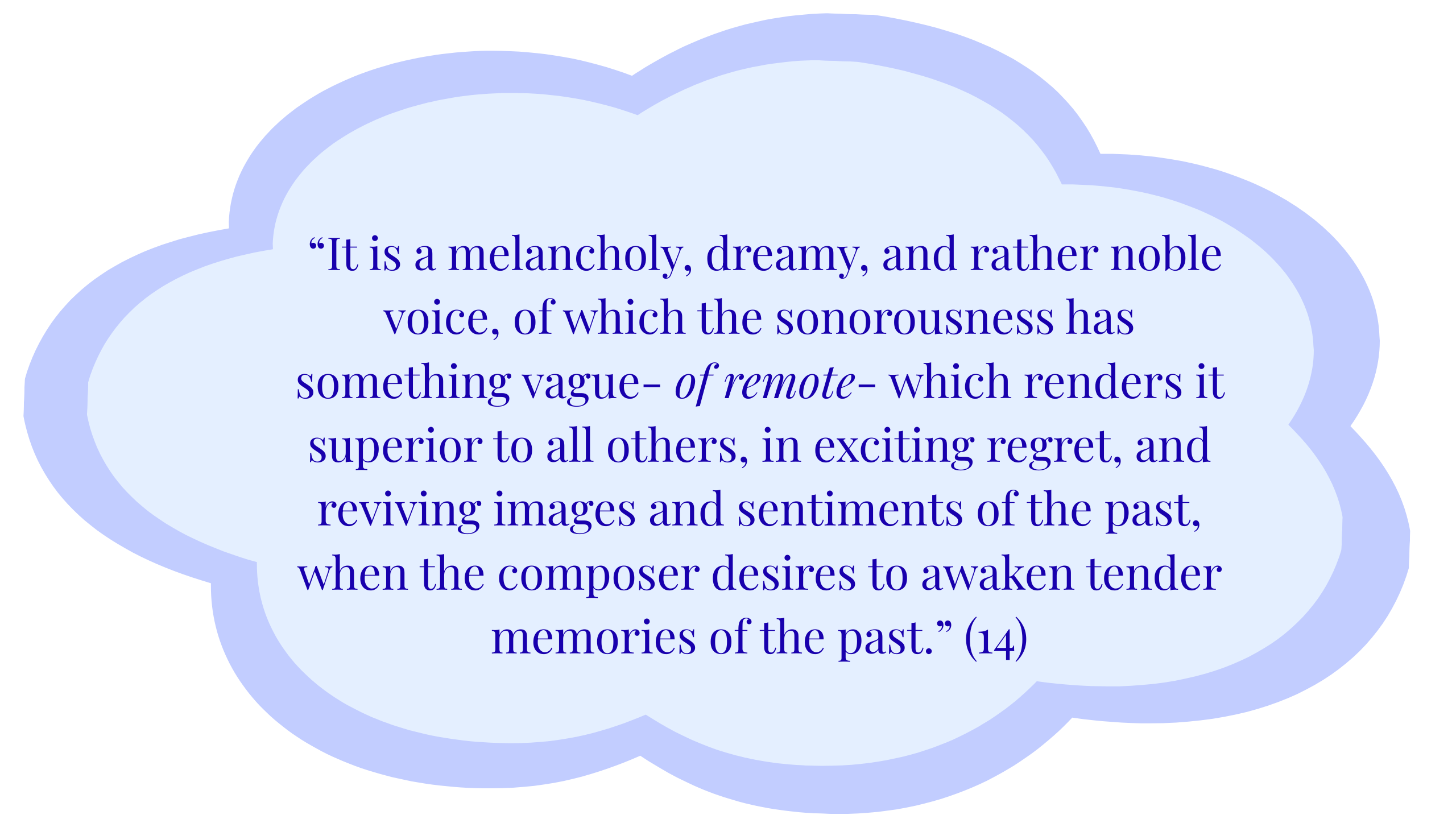 Graphic of Berlioz quote on the English horn.