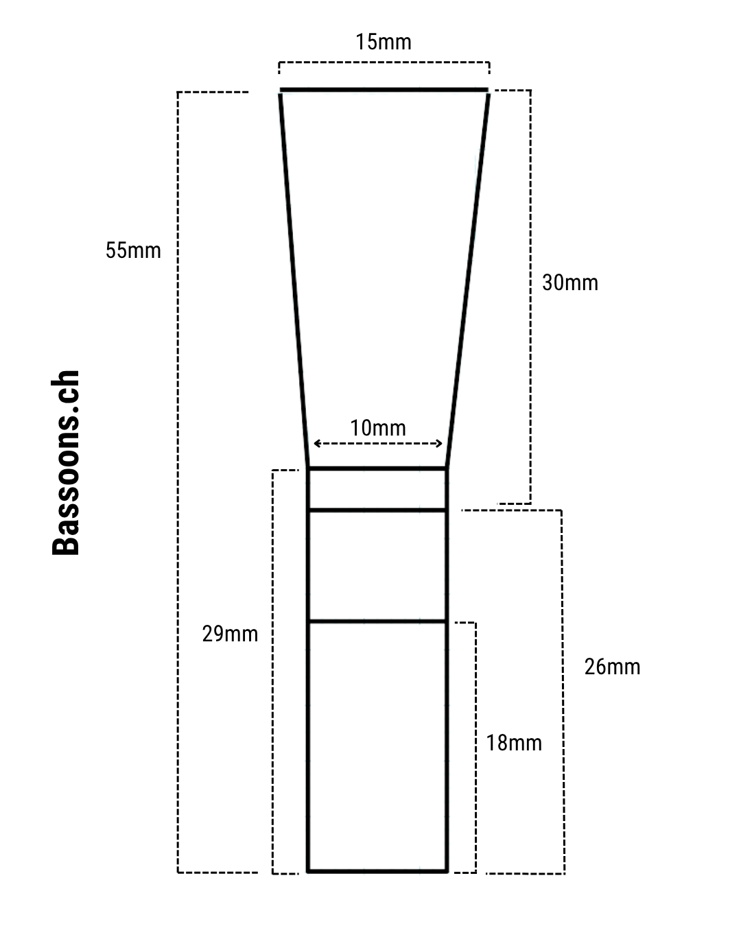 bassoons.ch measurements