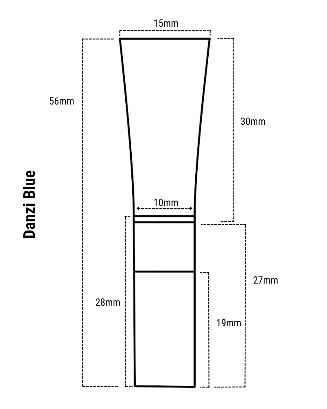 Danzi Blue Measurements
