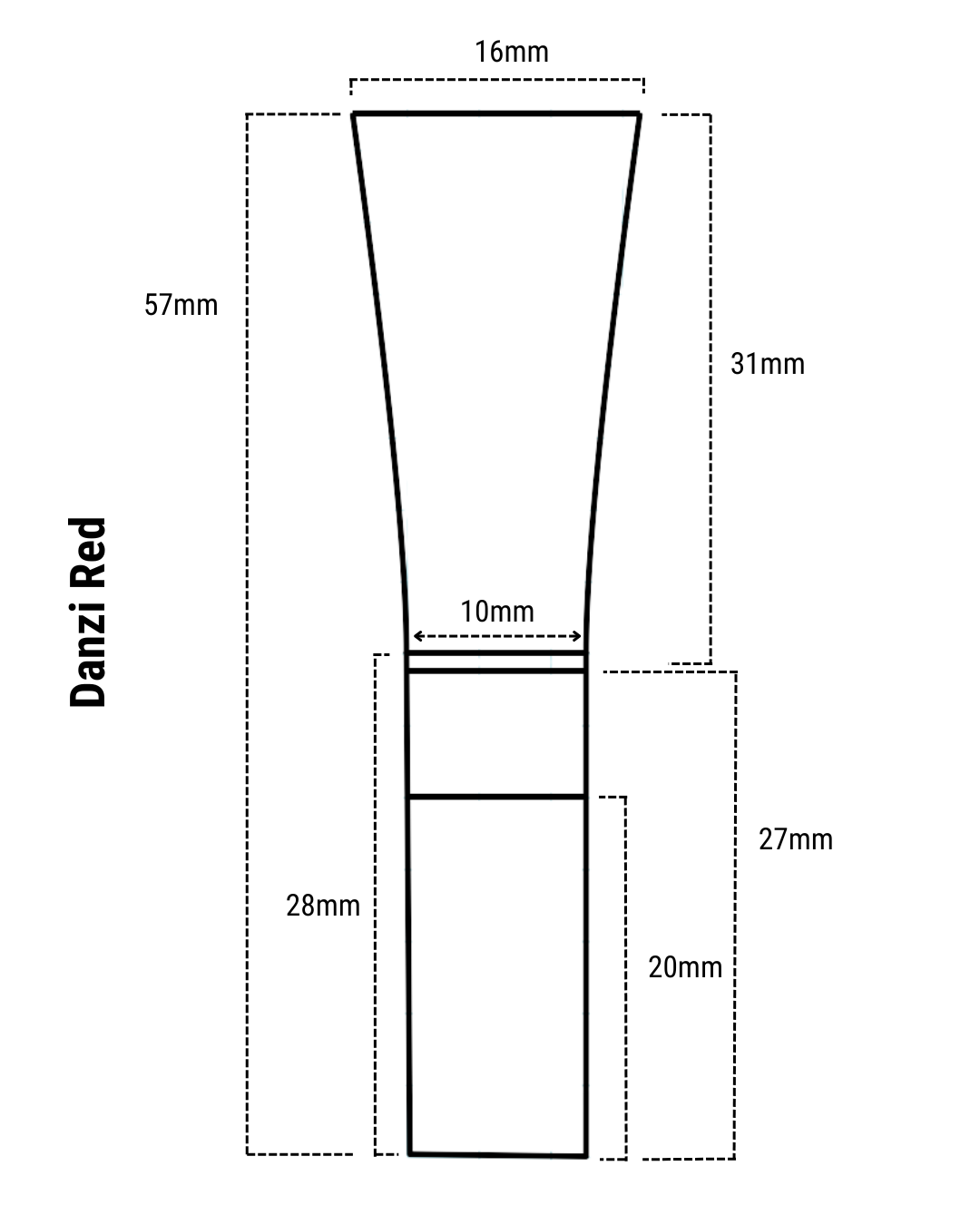 Danzi Red Measurements