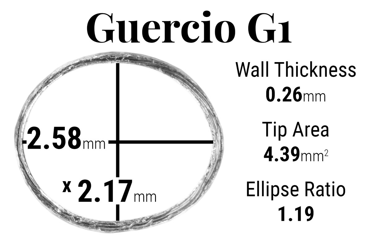Annotated Guercio G1 Oboe Staple