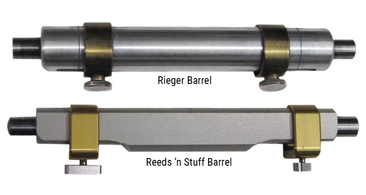 Rieger and Reeds 'n Stuff Bassoon Reed Profiler Barrels