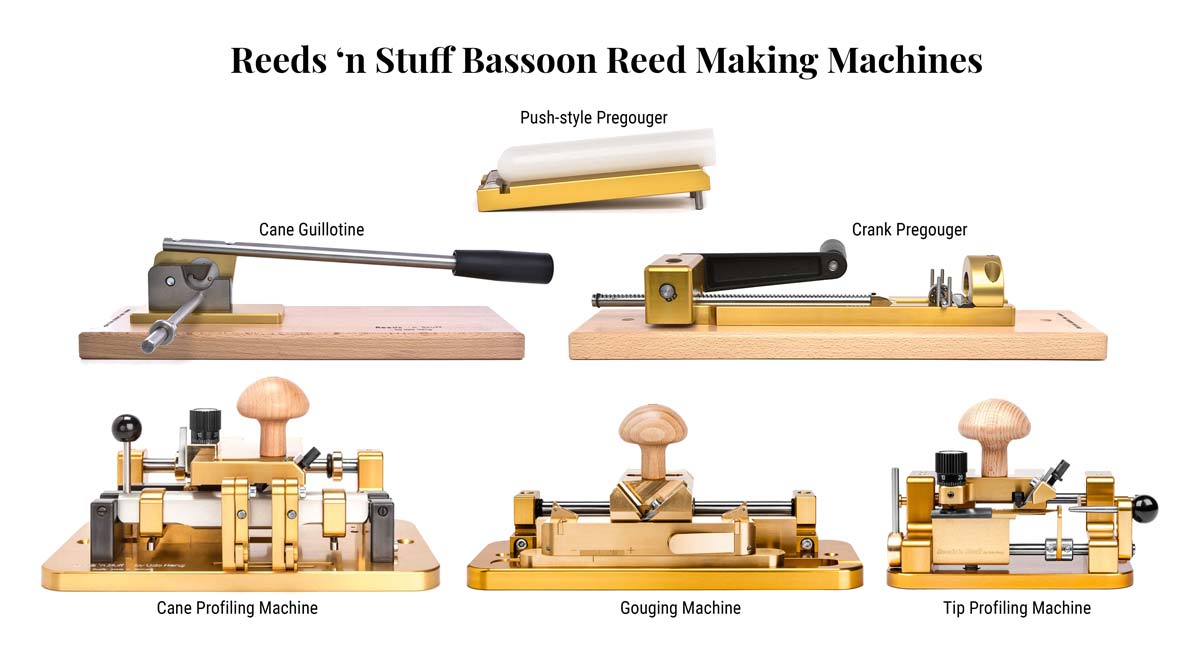 Reeds 'n Stuff Bassoon Reed Making Machines