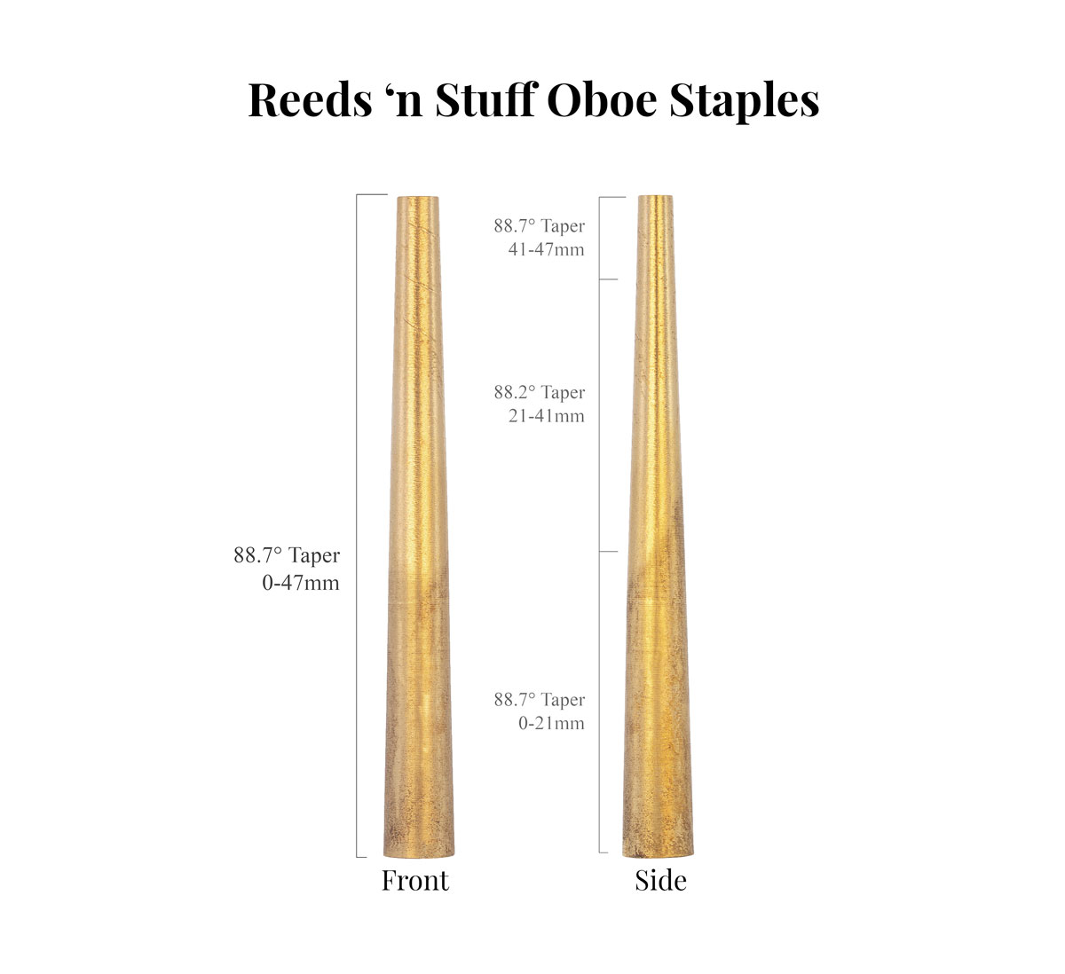 Reeds 'n Stuff Oboe Staple Taper Reeds 'n Stuff Oboe Staple Taper