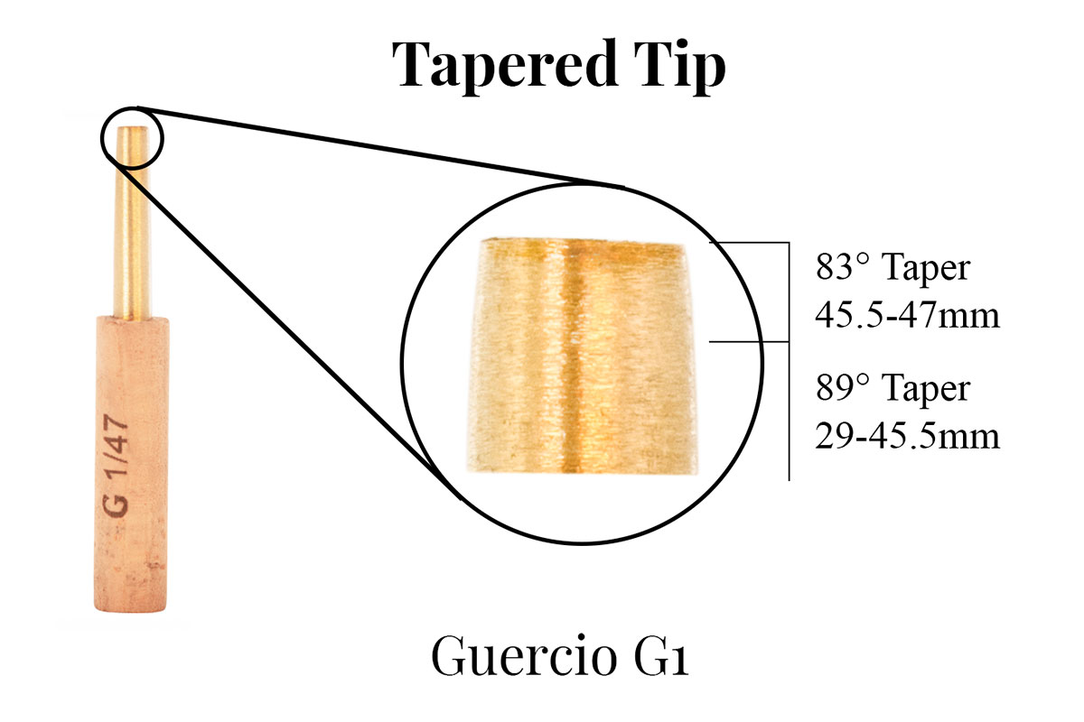 Guercio Staple Pinched Tip Guercio Staple Pinched Tip